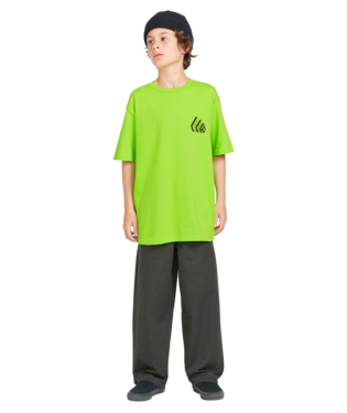 T-SHIRT VOLCOM ENFANT REPEATER SHORT SLEEVE - ELECTRIC GREEN
