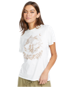 T-SHIRT VOLCOM LOCK IT UP SHORT SLEEVE TEE POUR FEMME - STAR WHITE