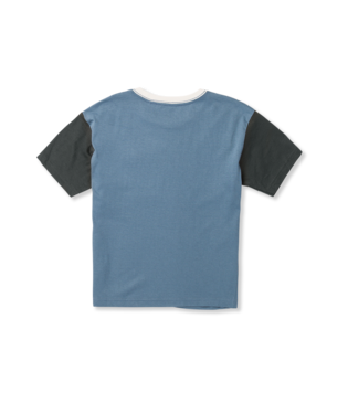T-SHIRT VOLCOM YOUTH OVERGROWN SHORT SLEEVE TEE - STONE BLUE