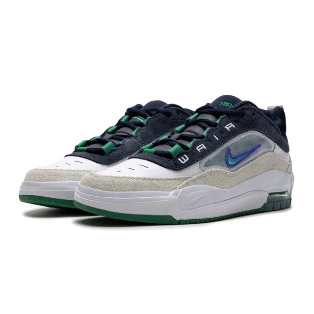 SOULIER NIKE SB ISHOD 2 - WHITE/PERSIAN VIOLET-OBSIDIAN-PINE GREEN