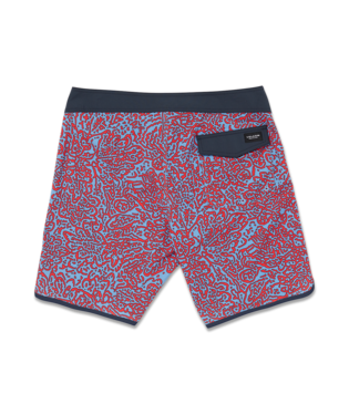 BOARDSHORT VOLCOMLIDO PRINT SCALLOP MOD 19'' - FLASH RED