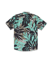 CHEMISE VOLCOM WATERSIDE FLORAL SHORT SLEEVE SHIRT - DUSTY AQUA
