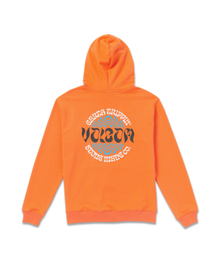 COTON OUATÉ VOLCOM TERRY STONED PULL OVER - TURBO ORANGE