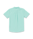 CHEMISE VOLCOM DATE KNIGHT SHORT SLEEVE SHIRT - CRETE BLUE
