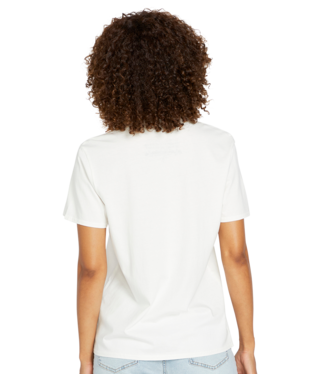 T-SHIRT VOLCOM LOCK IT UP SHORT SLEEVE TEE POUR FEMME - STAR WHITE