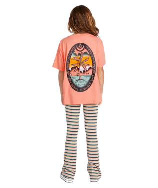 T-SHIRT VOLCOM JUNIOR TRULY STOKED BF TEE - REEF PINK