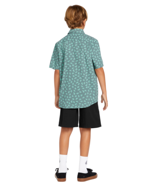 POLO VOLCOM JUNIOR INTERSTONE SHORT SLEEVE - SERVICE BLUE