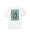 T-SHIRT VOLCOM JUNIOR EXTRACT SHORT SLEEVE TEE - BLANC