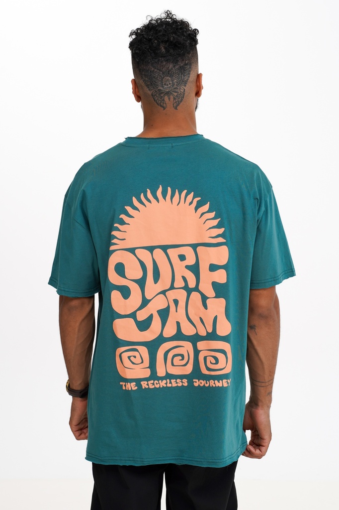 T-SHIRT NOTICE THE RECKLESS SURF JAM TEE - BLUE