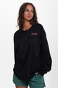 LONG SLEEVE T-SHIRT NOTICE THE RECKLESS SURFER'S BAY- NOIR 