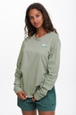 LONG SLEEVE T-SHIRT NOTICE THE RECKLESS GONE COASTAL - SAGE
