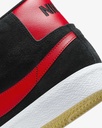 SOULIER NIKE SB ZOOM BLAZER MID - NOIR/UNIVERSITY RED