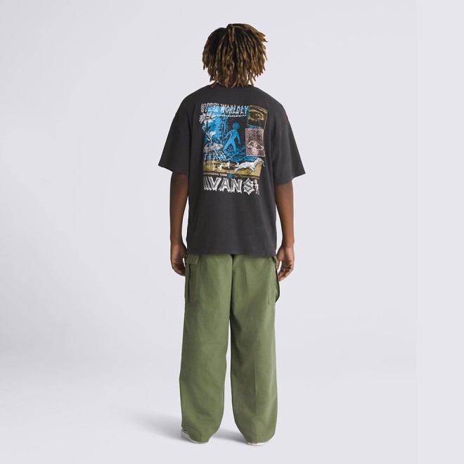 PANTALON VANS RANGE CARGO BAGGY TAPERED  ELASTIC PANT - OLIVE