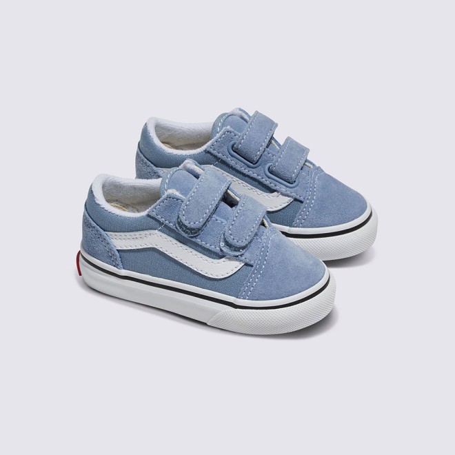 SOULIER VANS OLD SKOOL V ENFANTS - COLOR THEORY/DUSTY BLUE
