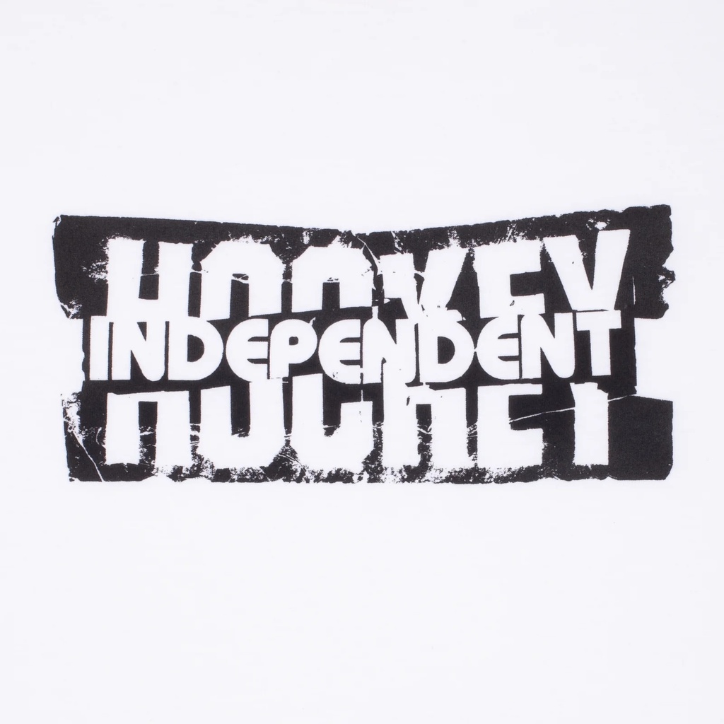 T-SHIRT HOCKEY X INDY DECAL - BLANC