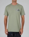 T-SHIRT SALTY CREW FLY TRAP PREMIUM TEE - DUSTY SAGE