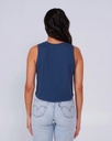 CAMISOLE SALTY CREW SALTY SEVENTIES CROPPED TANK POUR FEMME - DENIM
