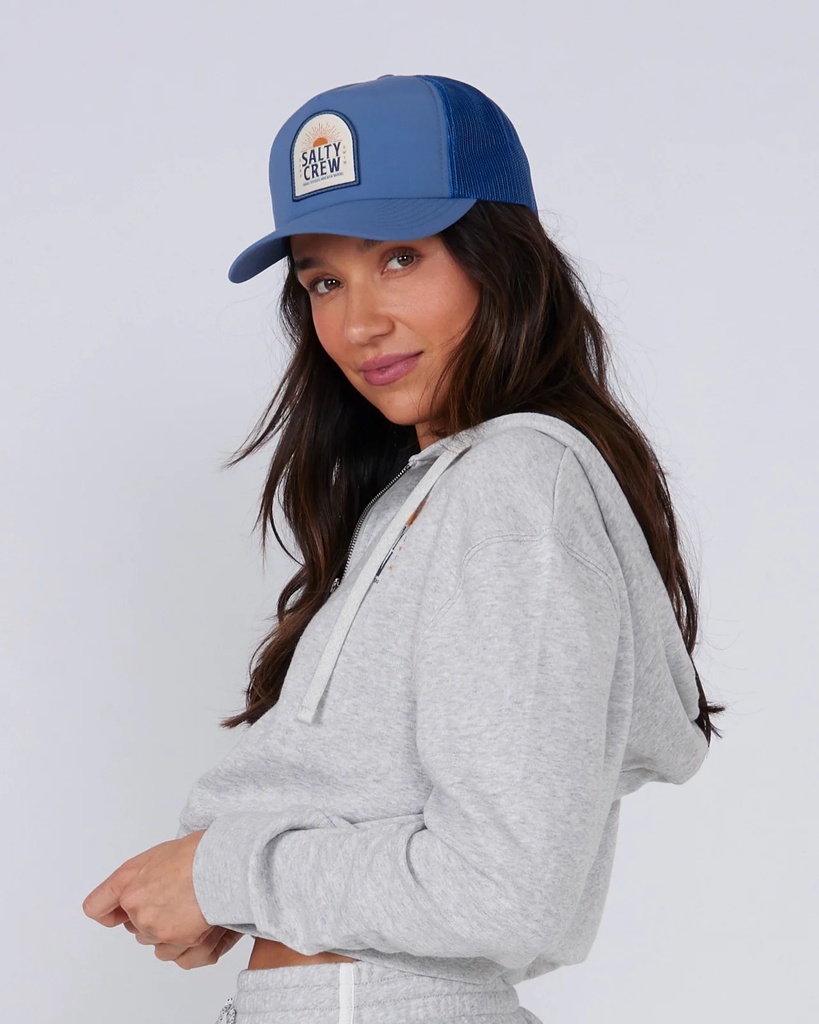 CASQUETTE SALTY CREW CRUISIN TRUCKER - BLEU LAGOON