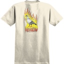T-SHIRT ANTIHERO FLAME PIGEON SHORT SLEEVE TEE - NATURAL