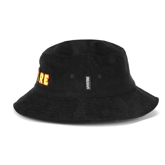 CHAPEAU SPITFIRE LTB SCRIPT BUCKET HAT - NOIR