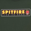 LONG SLEEVE T-SHIRT SPITFIRE OLD E BIGHEAD FILL - FOREST GREEN