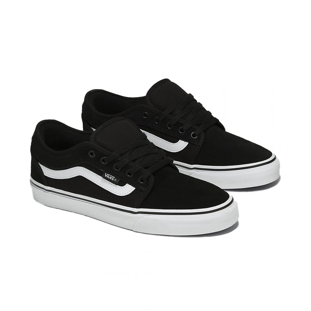 SOULIER VANS CHUKKA LOW SIDESTRIPE - NOIR/BLANC 