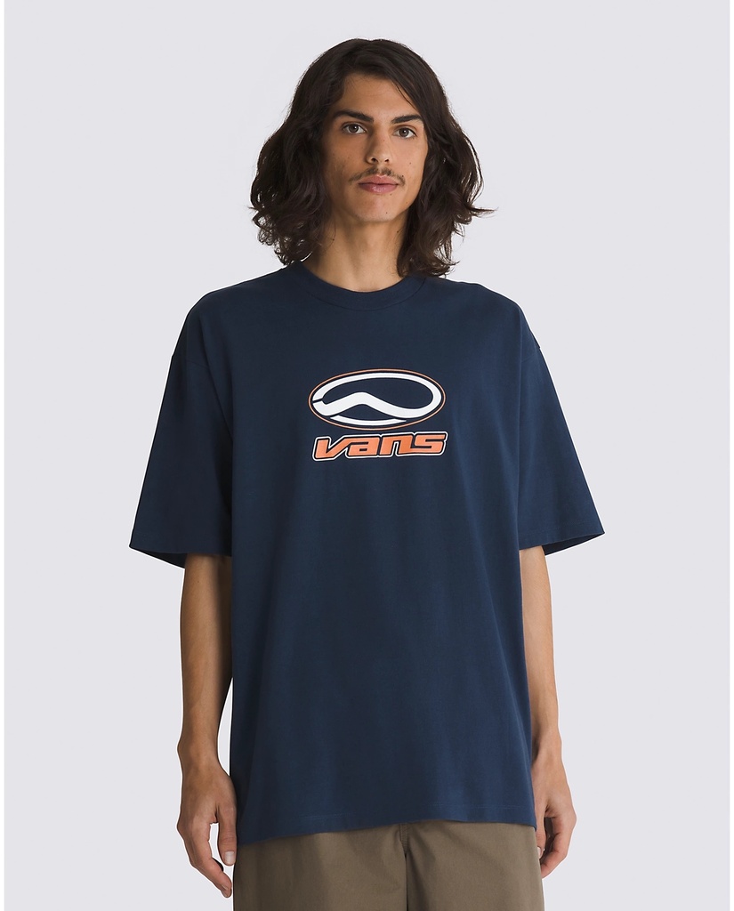 T-SHIRT VANS OFF THE WALL II LOOSE SKATE CLASSICS TEE - DRESS BLUES