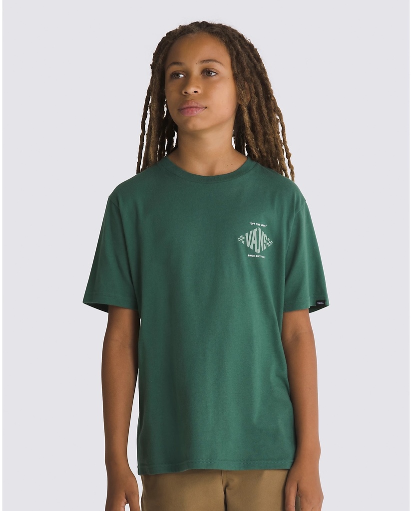 T-SHIRT VANS JUNIOR BAKER SHORT SLEEVE TEE KNIT - DEEP TEAL