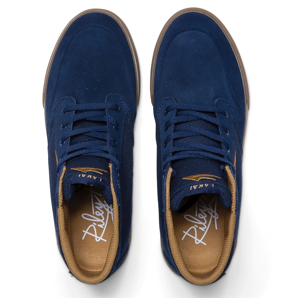 SOULIER LAKAI RILEY 3 HIGH - NAVY/GUM/SUEDE