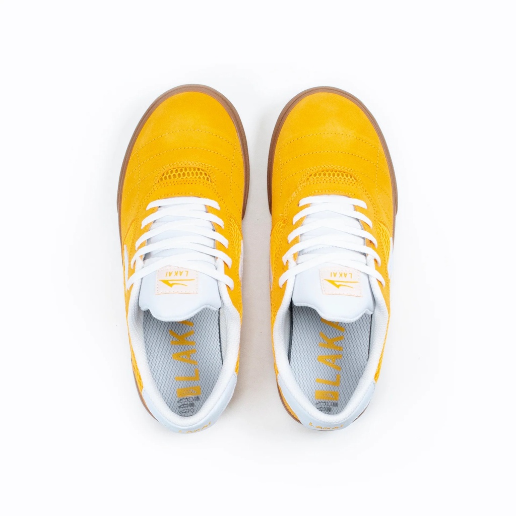 SOULIER LAKAI CAMBRIDGE KIDS - GOLD/GUM SUEDE 
