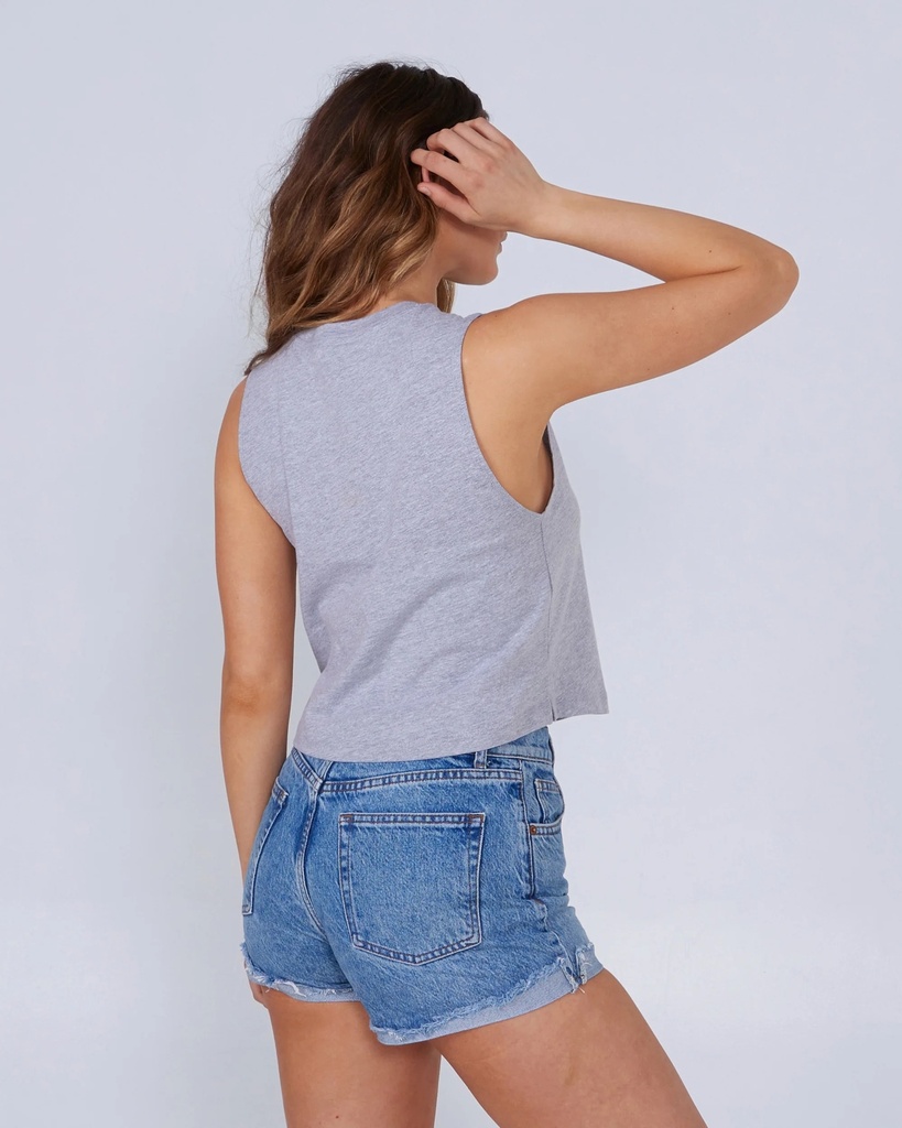 CAMISOLE SALTY CREW SALTY SEVENTIES CROPPED TANK POUR FEMME - ATHELTIC HEATHER