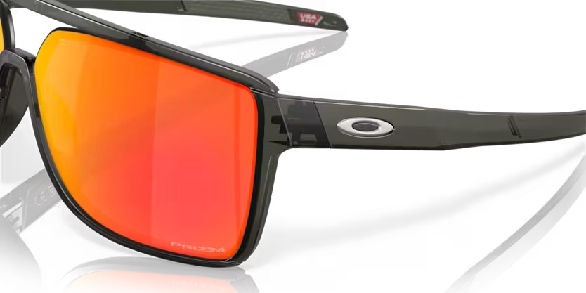 LUNETTE OAKLEY CASTEL MATTE GREY SMOKE W/ PRIZM RUBY