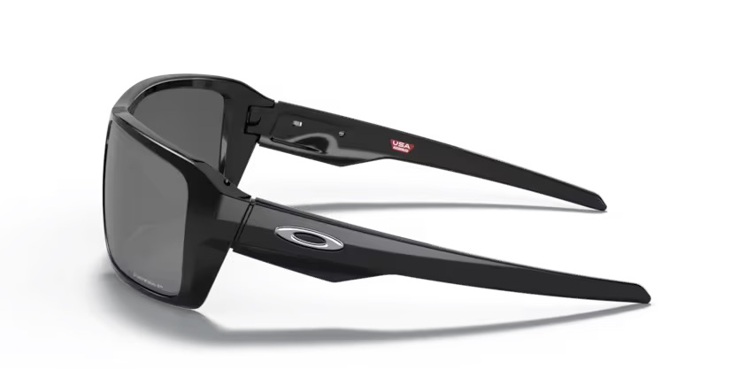 LUNETTE OAKLEY DOUBLE EDGE POLISHED BLACK W/ PRIZM BLACK POLARIZED