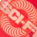 ROUE SPITFIRE 58MM 90D SCI-FI - CLEAR/RED
