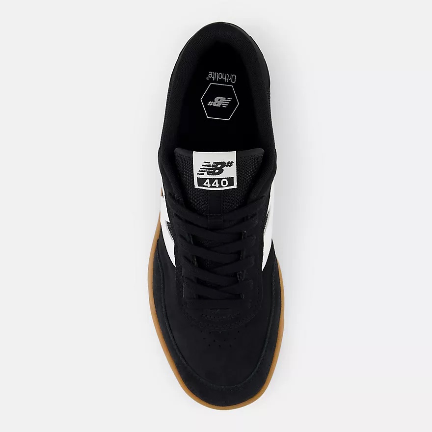 SOULIER NEW BALANCE NUMERIC 440 V2 - BLACK/GUM
