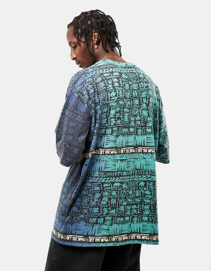 T-SHIRT VANS ROWAN ZORILLA SHORT SLEEVE TEE - MEDITERRANEAN BLUE