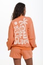 CREWNECK NOTICE THE RECKLESS CANYON ROAD MATCHING SET - ORANGE