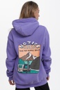 COTON OUATÉ NOTICE THE RECKLESS ON THE ROAD - MAUVE