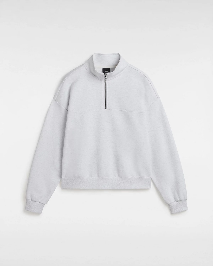 COTON OUATÉ VANS ELEVATED DOUBLE KNIT MOCK NECK POUR FEMME - WHITE HEATHER