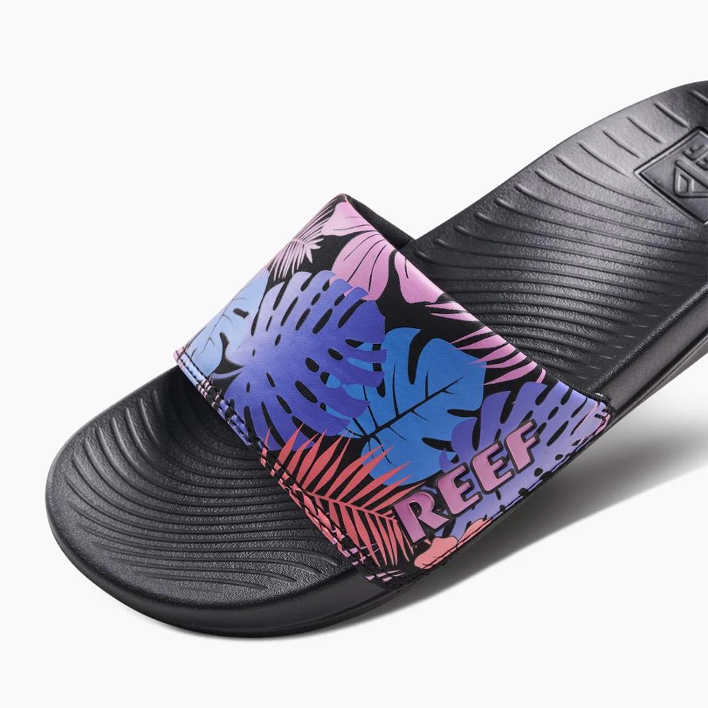 SANDALE REEF ONE SLIDE POUR FEMME - PURPLE FRONDS