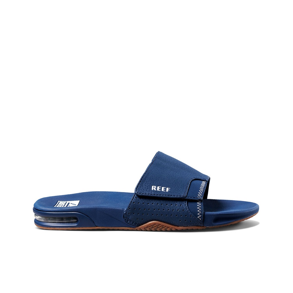 SANDALE REEF FANNING SLIDE - NAVY/GUM