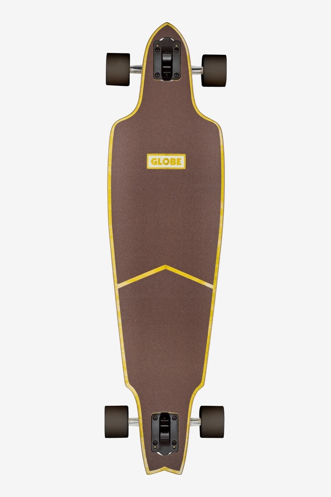 COMPLETE GLOBE PROWLER CLASSIC LONGBOARD - BAMBOO BLUE MOUNTAINS 38in