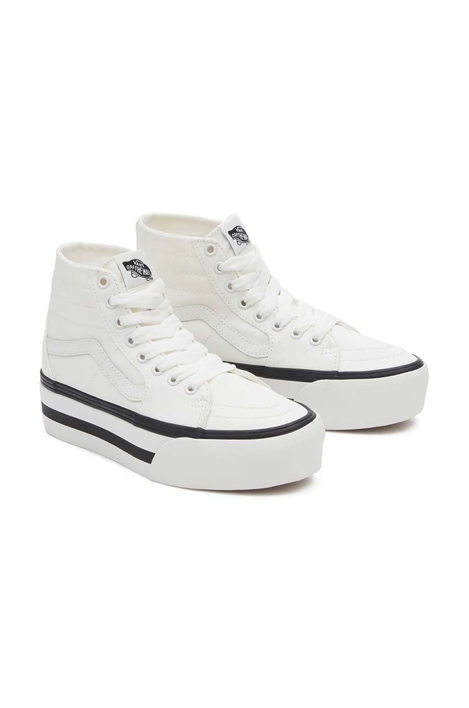 SOULIER VANS SK8-HI TAPERED STACKFORM - SMARTEN UP WHITE/BLACK