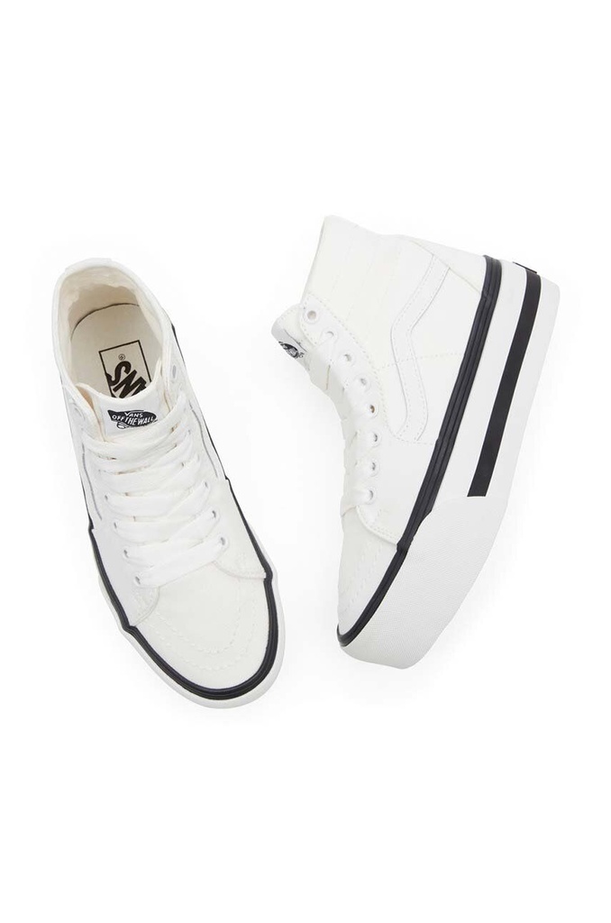 SOULIER VANS SK8-HI TAPERED STACKFORM - SMARTEN UP WHITE/BLACK