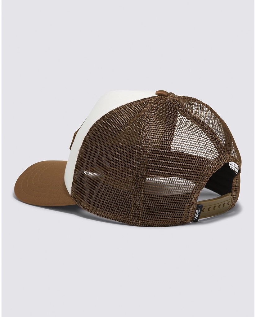 CASQUETTE VANS CLASSIC PATCH CURVED TRUCKER - COFFEE LIQUEUR
