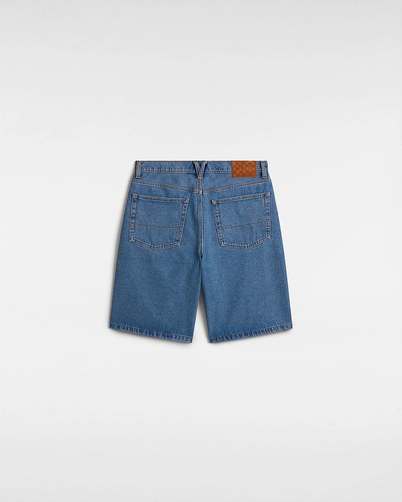 SHORT VANS CHECK-5 BAGGY DENIM - STONE WASH BLUE