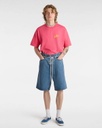 SHORT VANS CHECK-5 BAGGY DENIM - STONE WASH BLUE