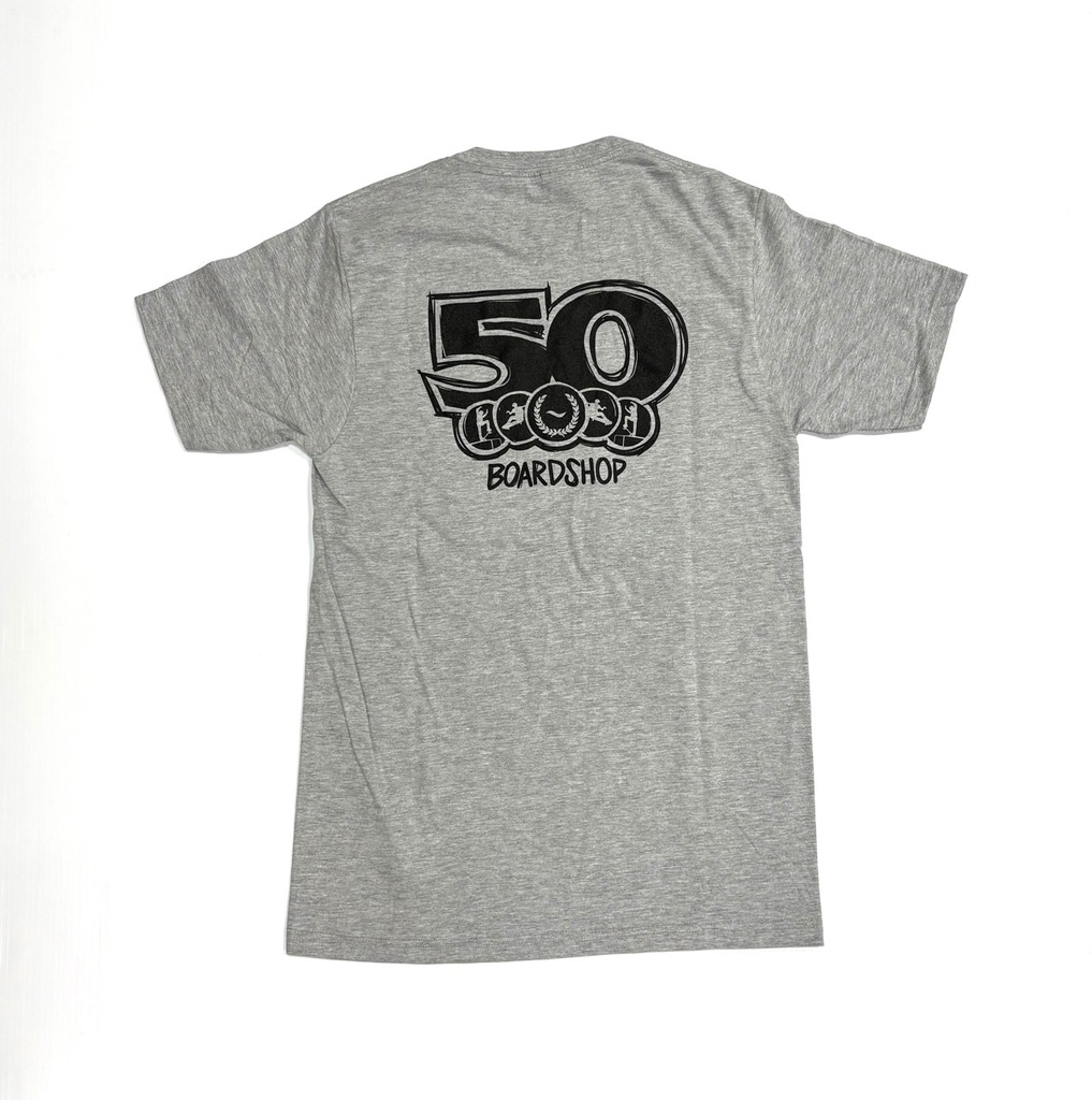 T-Shirt 5-0 Sketchy - Heather Grey