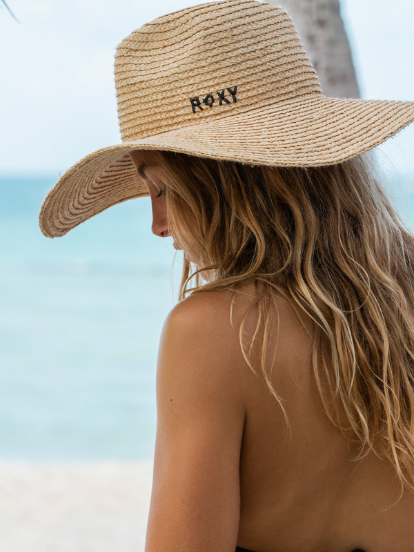 CHAPEAU ROXY ONLY THE OCEAN SUN HAT - NATURAL