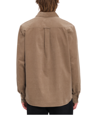 CHEMISE VOLCOM ZANDER LONG SLEEVE SHIRT - TEAK